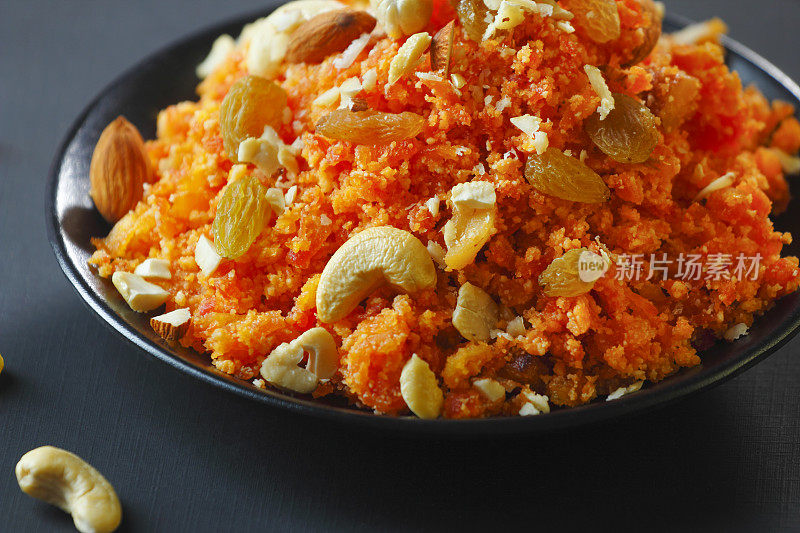 自制胡萝卜布丁/Gajar Halwa/印度甜点